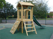 Adventure Playground Equipment - Wooden Play Houses and Forts